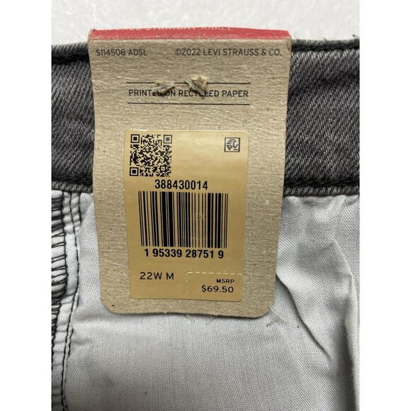 Levi's Ribcage Straight Ankle Women's Plus Sz 22W Super High-Rise Slim Fit Jeans - Picture 8 of 12